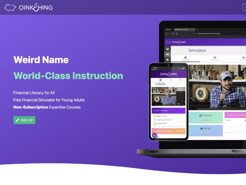 Screenshot of OinkChing